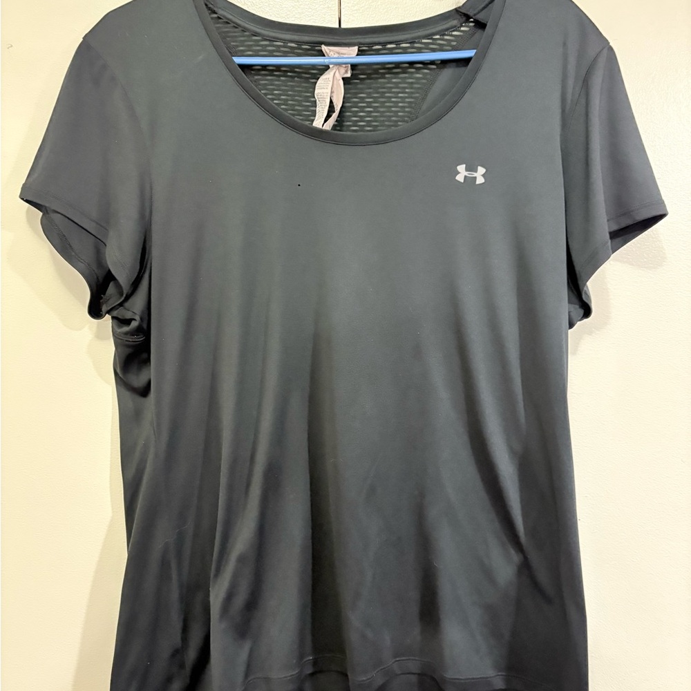 Under Armour Black Relaxed Fit Short Sleeve Tee - Picture 2 of 5